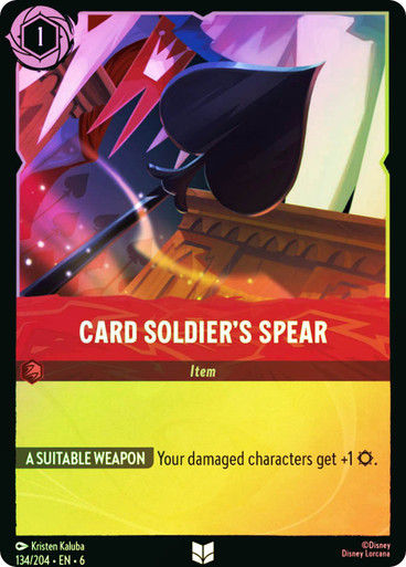 Card Soldier's Spear (LOR_AZU) / Foil
