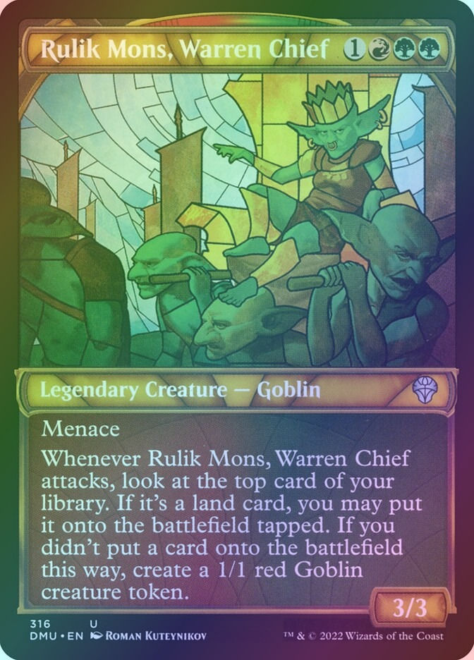 Rulik Mons, Warren Chief (DMU) (316) / Showcase / Foil
