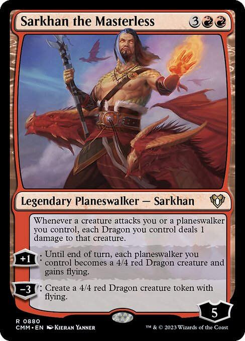 Sarkhan the Masterless (cmm) (Commander Deck)