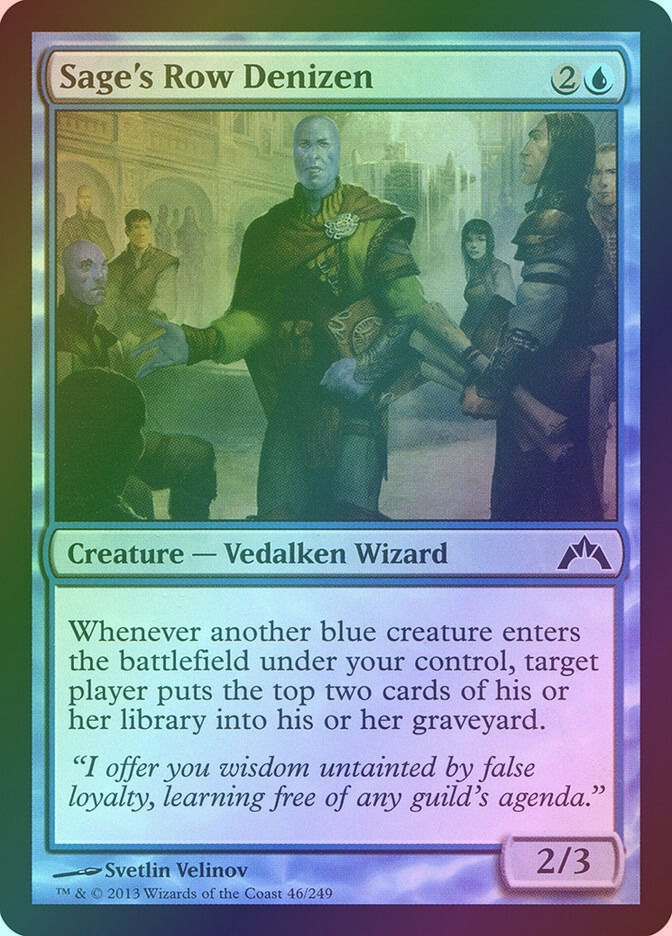 Sage's Row Denizen (GTC) (46) / Foil