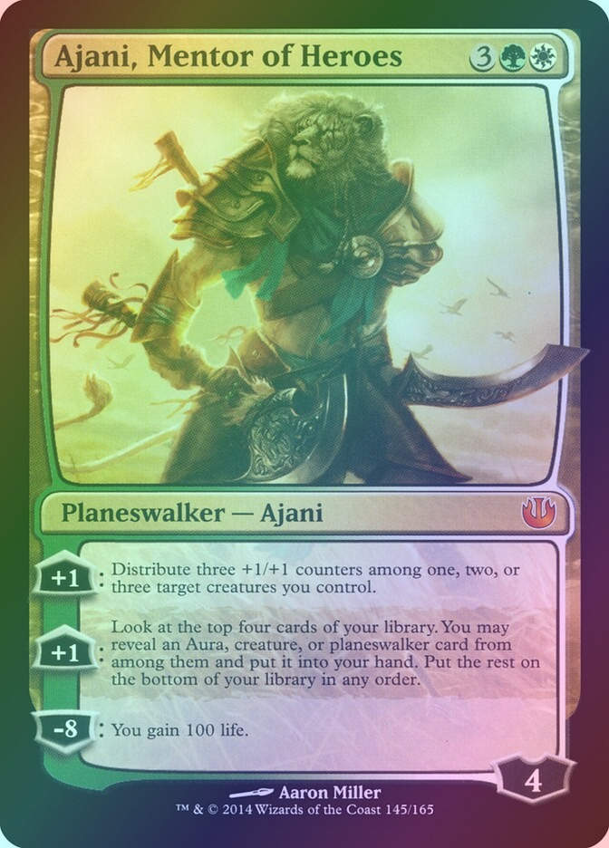 Ajani, Mentor of Heroes (JOU) (145) / Foil