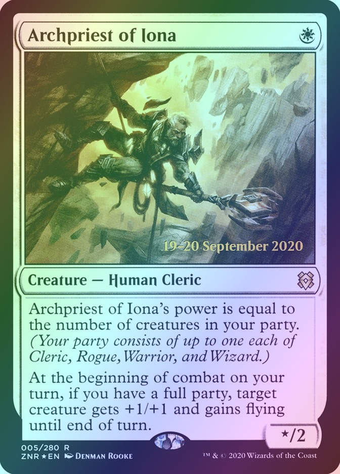 Archpriest of Iona (PZNR) (5s) / Foil