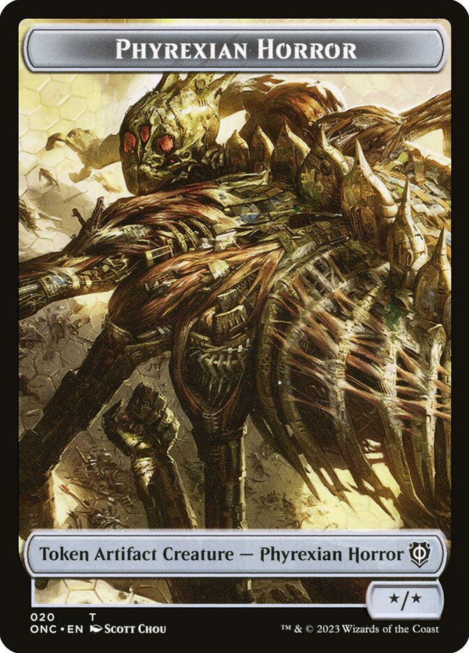 Phyrexian Horror // Phyrexian Wurm (TONC) (20 // 16) — cara 1 de 2