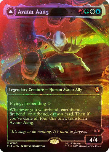 Avatar Aang // Aang, Master of Elements (TLA) (363) / Raised Foil