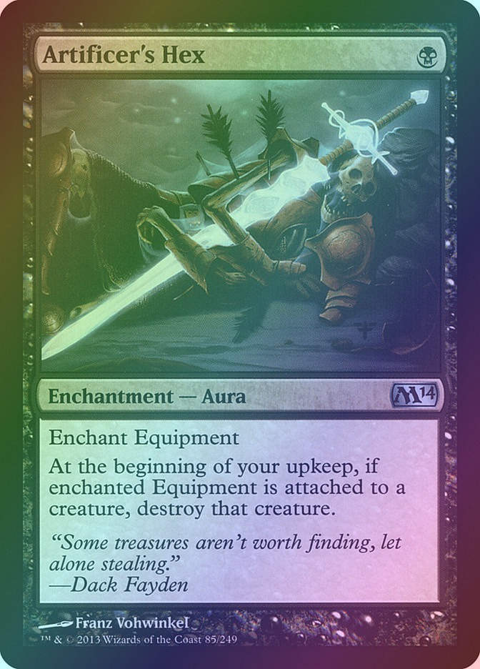 Artificer's Hex (M14) (85) / Foil