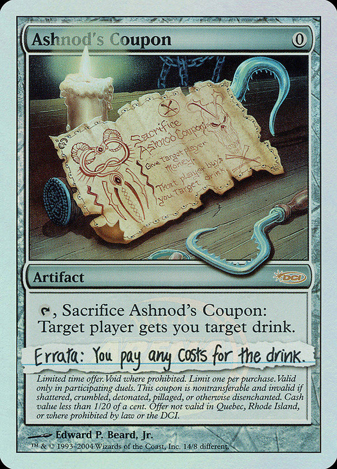Ashnod's Coupon (pal04)