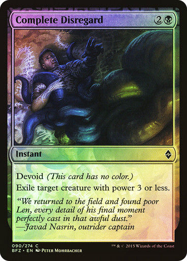 Complete Disregard (BFZ) (90) / Foil