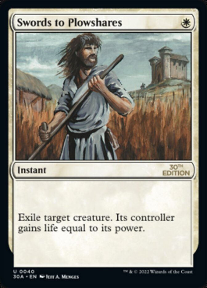 Swords to Plowshares (30a)