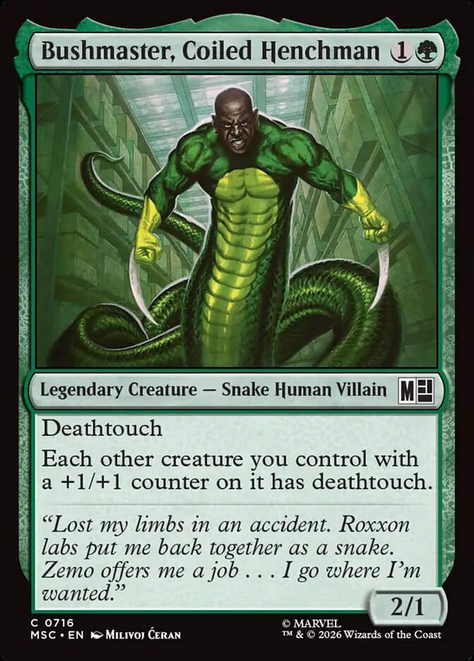 Bushmaster, Coiled Henchman (MSC) (716)
