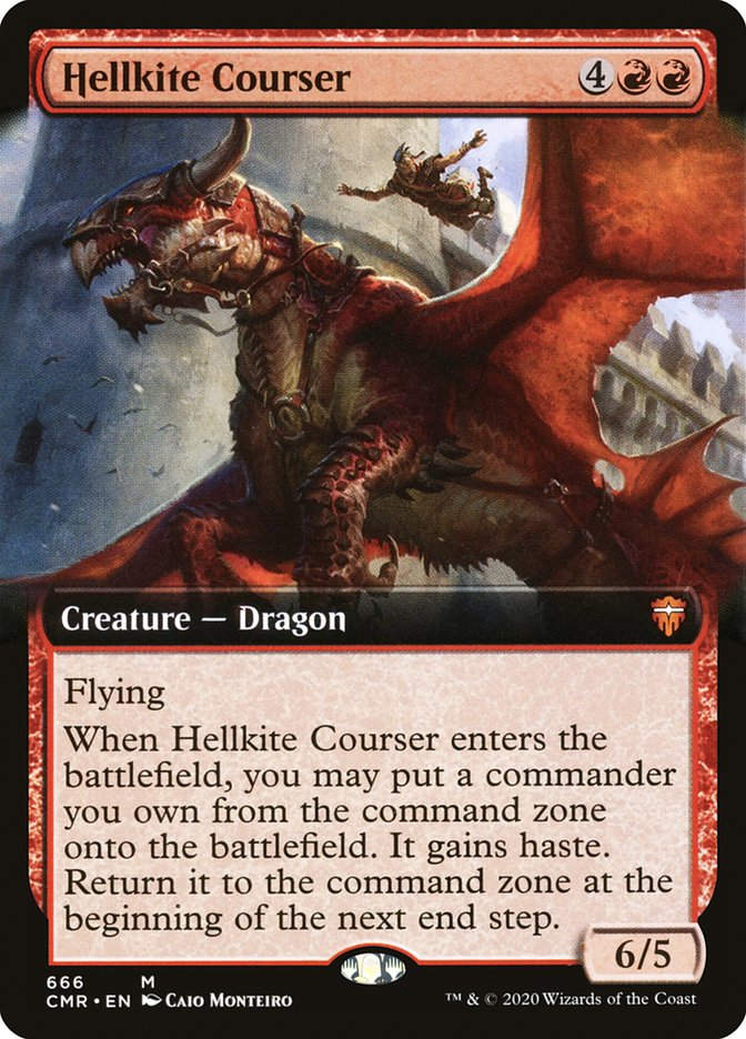 Hellkite Courser (CMR) (666) / Extended Art