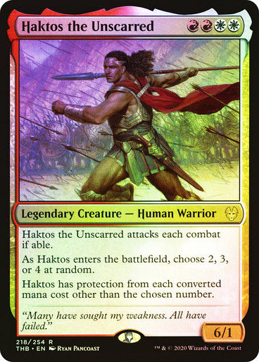 Haktos the Unscarred (THB) (218) / Foil
