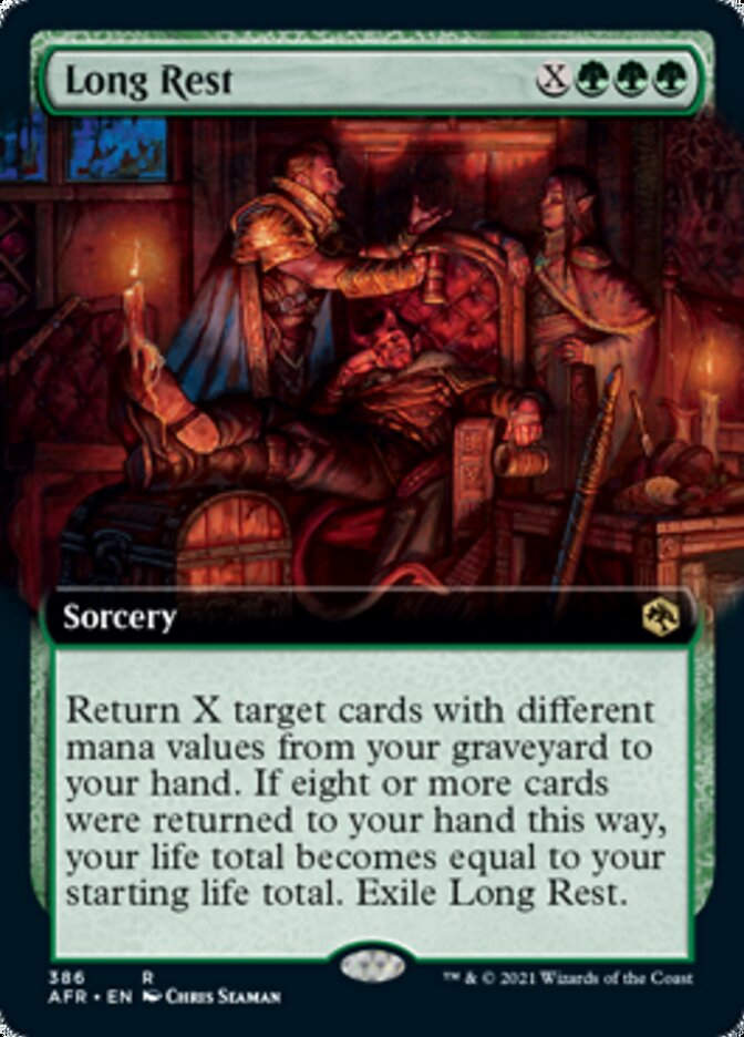 Long Rest (AFR) / Extended Art
