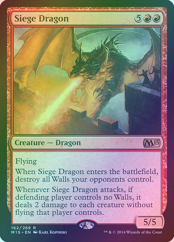 Siege Dragon (M15) (162) / Foil