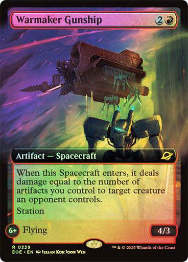 Warmaker Gunship (EOE) (339) / Extended Art / Foil