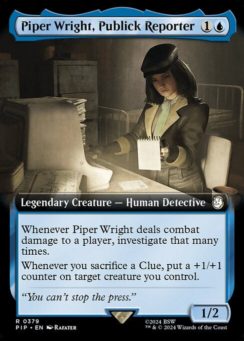 Piper Wright, Publick Reporter (pip) (379) / Extended Art