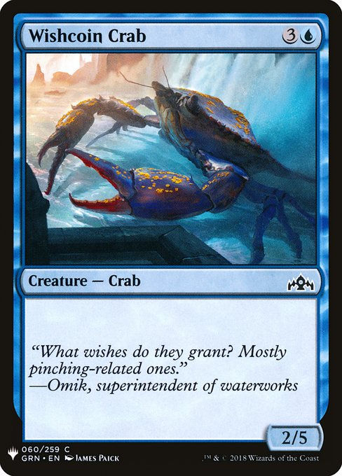 Wishcoin Crab (PLST) (GRN-60)