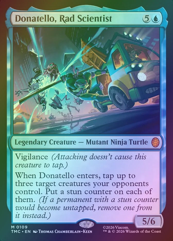 Donatello, Rad Scientist (TMC) (109) / Foil