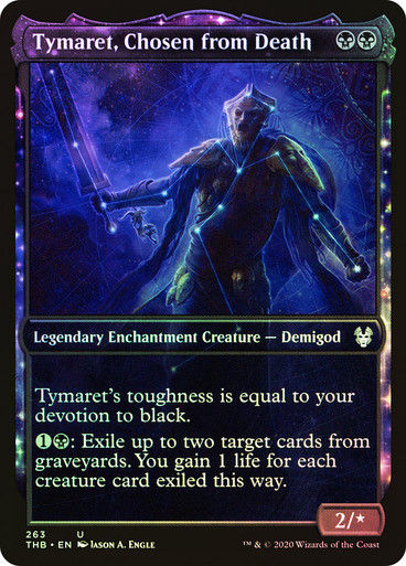 Tymaret, Chosen from Death (THB) (263) / Showcase / Foil
