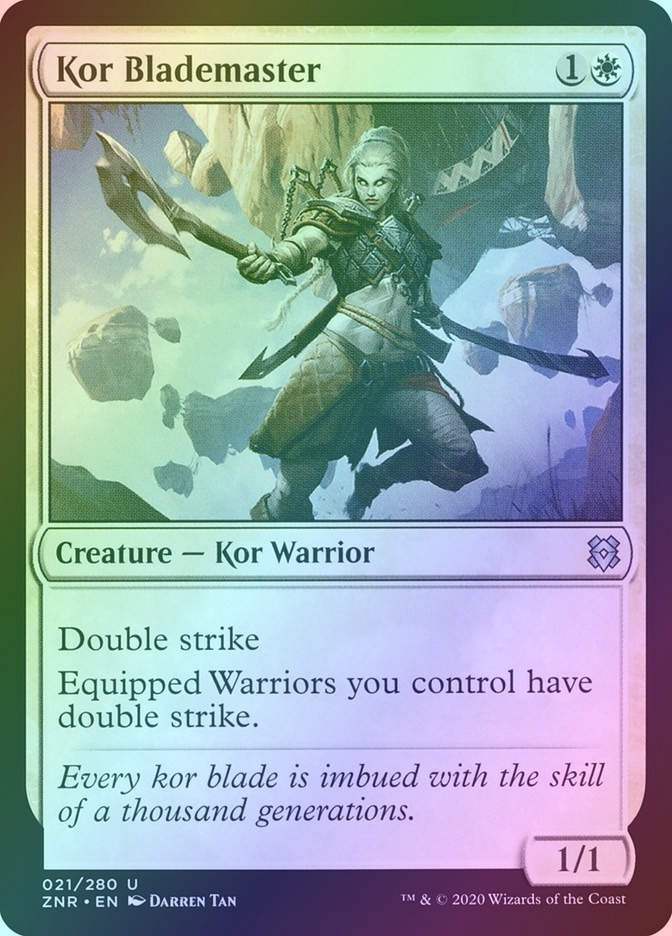 Kor Blademaster (ZNR) (21) / Foil