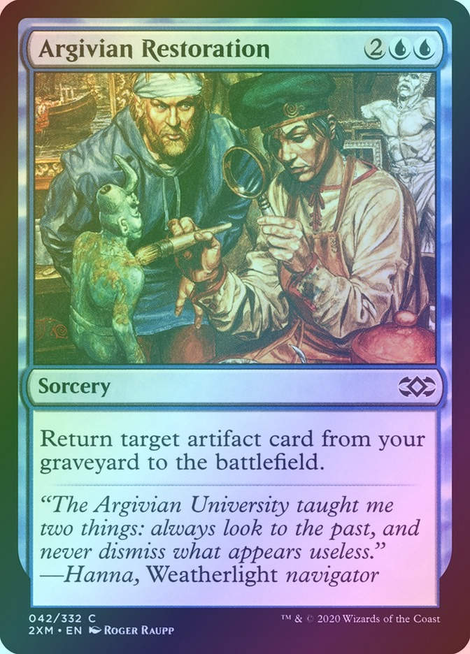 Argivian Restoration (2XM) (42) / Foil