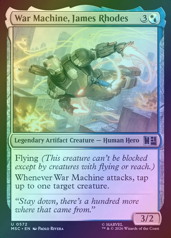 War Machine, James Rhodes (MSC) (572) / Foil