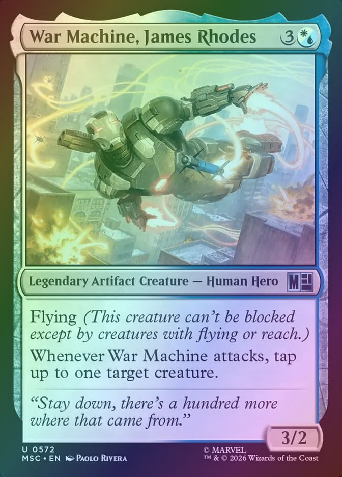 War Machine, James Rhodes (MSC) (572) / Foil