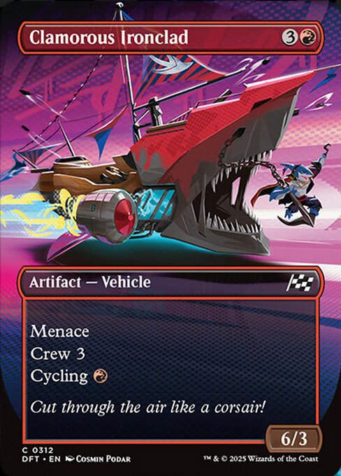 Clamorous Ironclad (DFT) (312) / Borderless