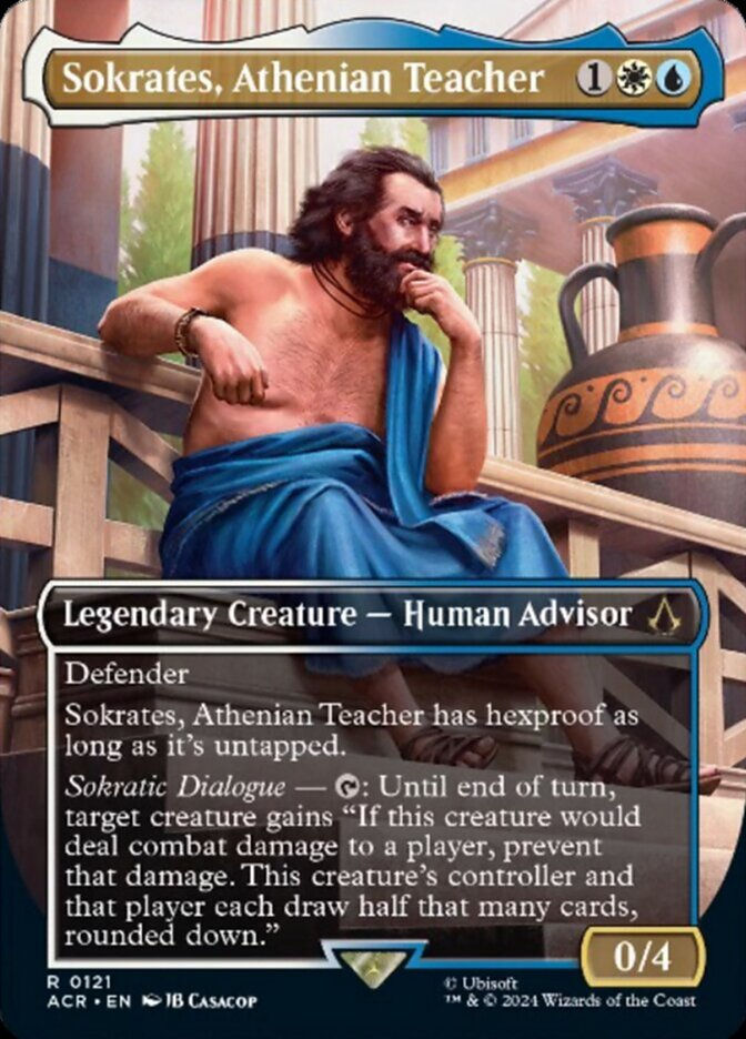 Sokrates, Athenian Teacher (ACR) (121) / Borderless
