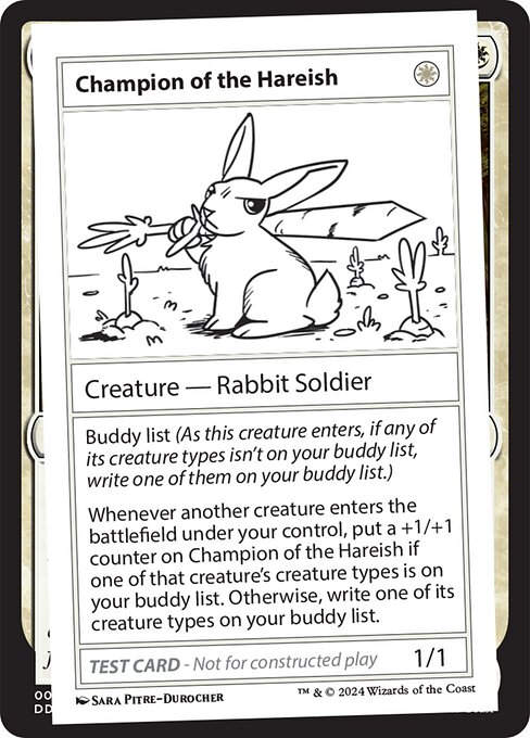 Champion of the Hareish (MB2) (275)