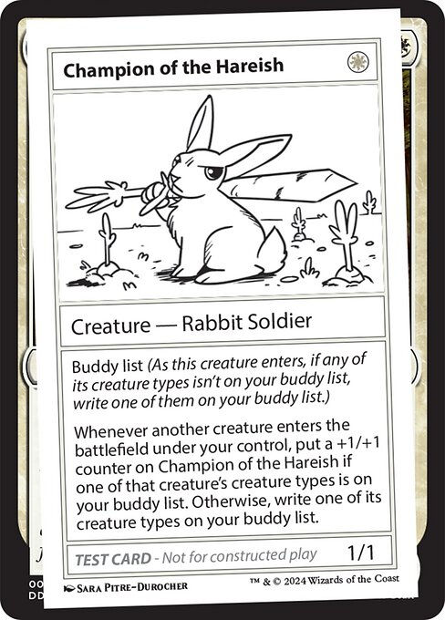 Champion of the Hareish (MB2) (275)