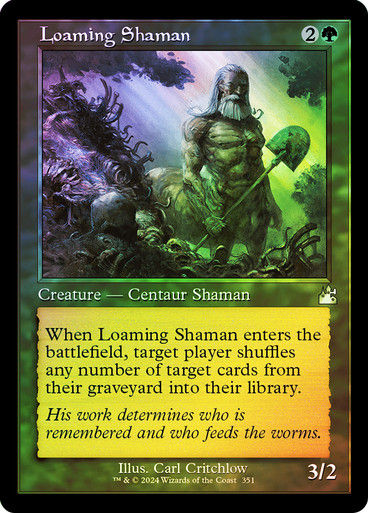 Loaming Shaman (rvr) (351) / Retro / Foil