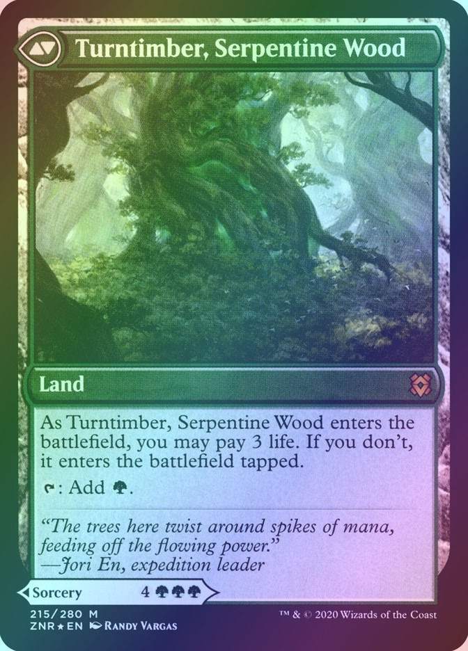 Turntimber Symbiosis // Turntimber, Serpentine Wood (PZNR) (215s) / Foil — cara 2 de 2