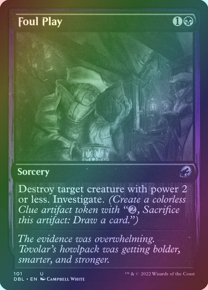 Foul Play (DBL) (101) / Foil