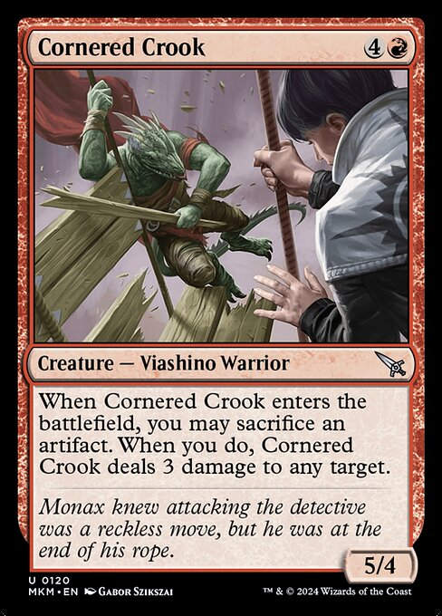 Cornered Crook (mkm) (120)