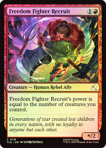 Freedom Fighter Recruit (TLE) (118) / Foil