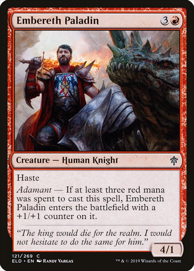 Embereth Paladin (ELD) (121)