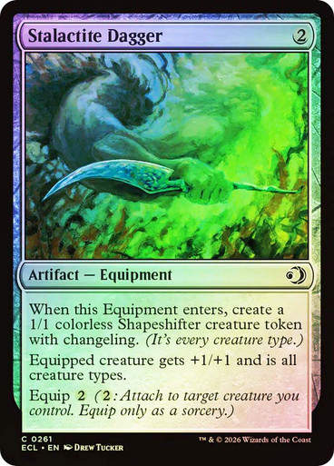 Stalactite Dagger (ECL) (261) / Foil