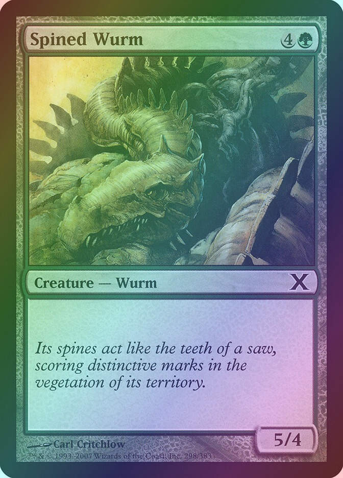 Spined Wurm (10E) (298) / Foil