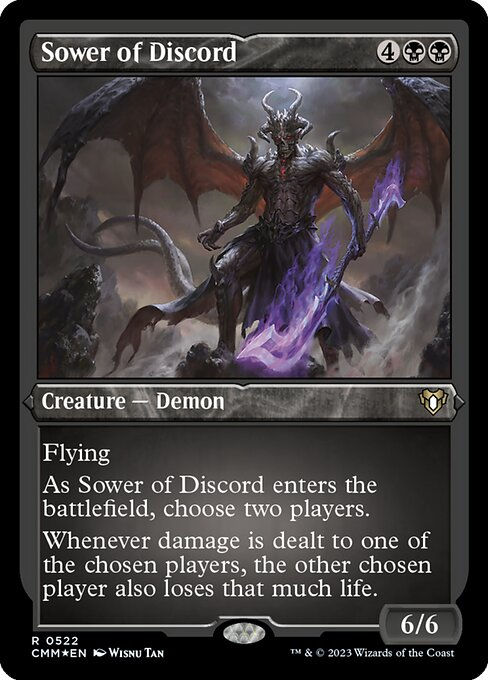 Sower of Discord (cmm) / Foil Etched