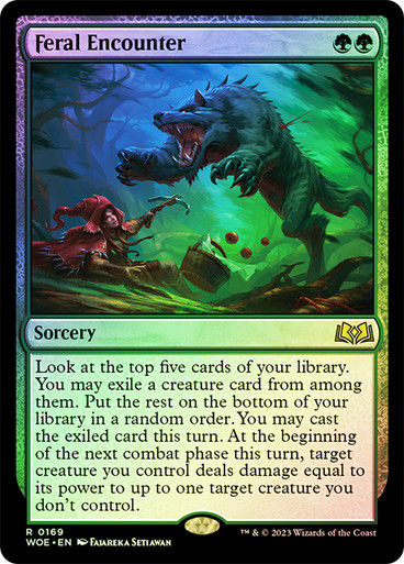 Feral Encounter (woe) / Foil