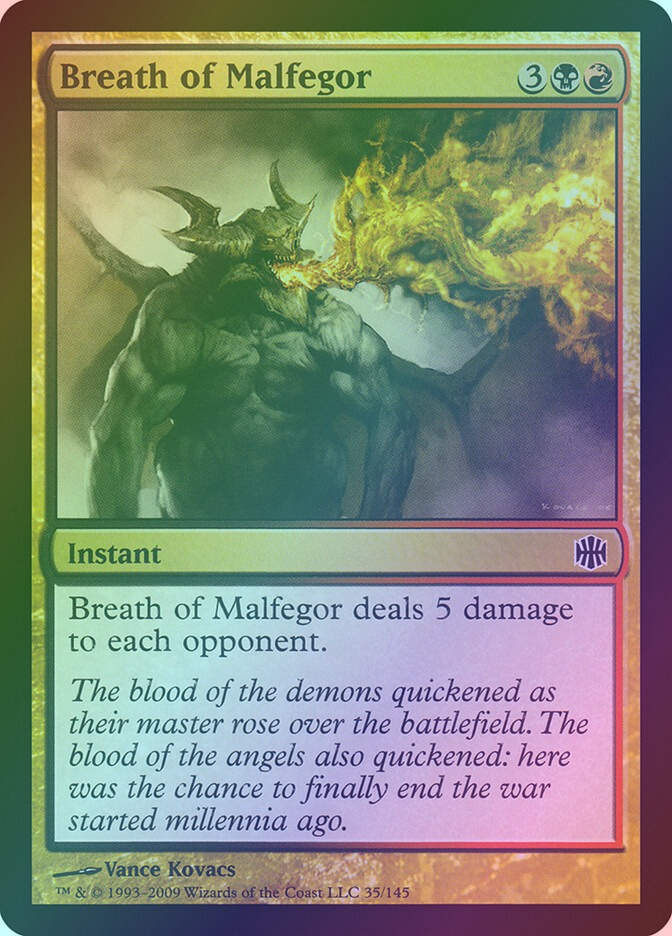 Breath of Malfegor (ARB) (35) / Foil