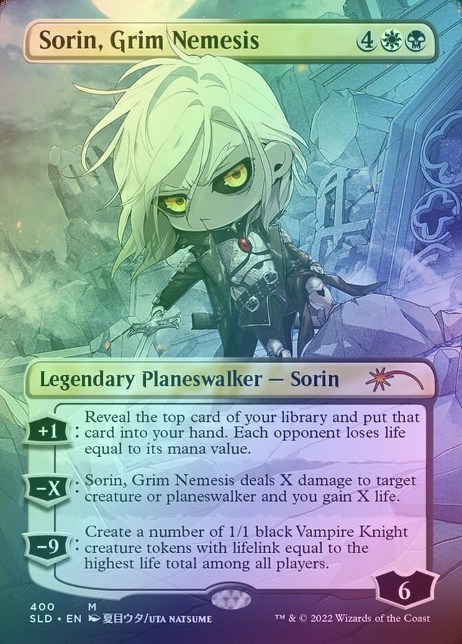 Sorin, Grim Nemesis (SLD) (400) / Borderless / Foil