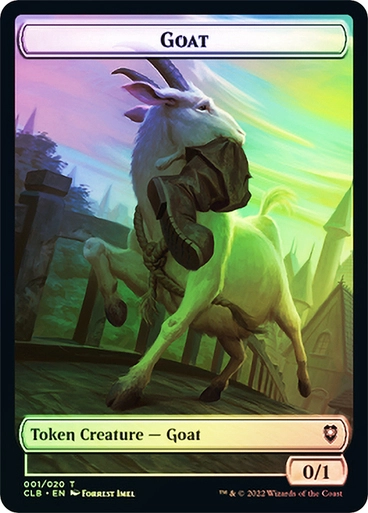 Goat // Treasure (Token CLB) / Foil
