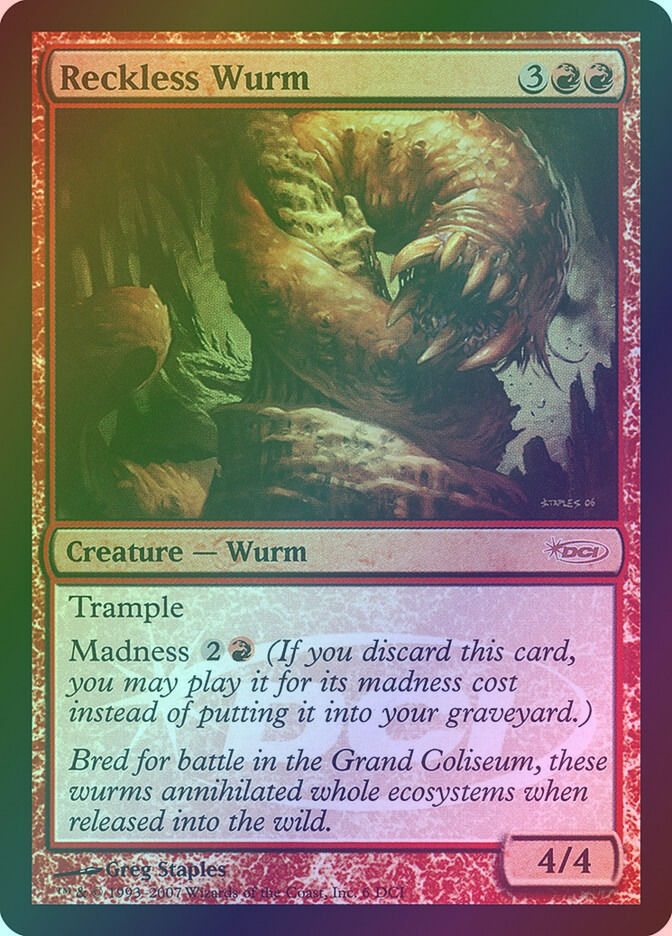 Reckless Wurm (DCI) (6) / Foil