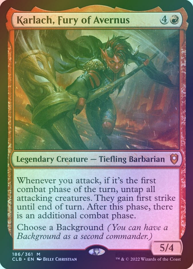 Karlach, Fury of Avernus (CLB) (186) / Foil