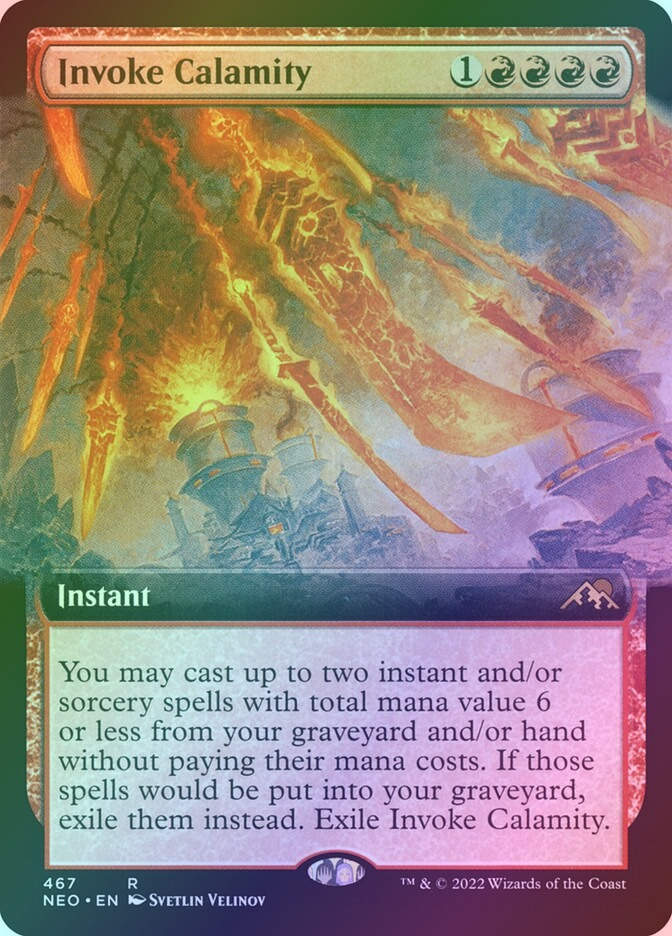 Invoke Calamity (NEO) (467) / Extended Art / Foil