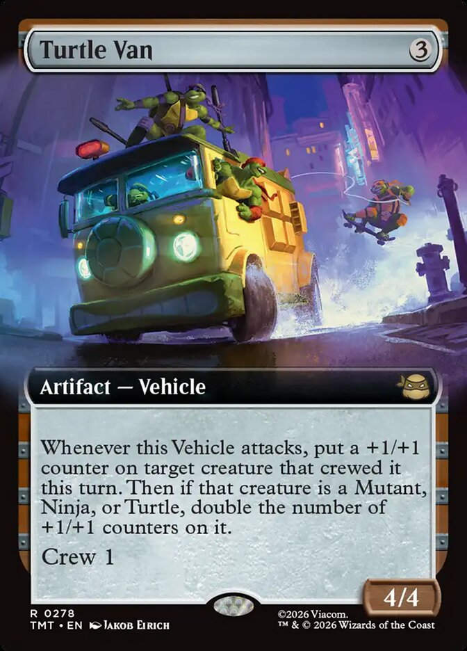 Turtle Van (TMT) (278) / Extended Art