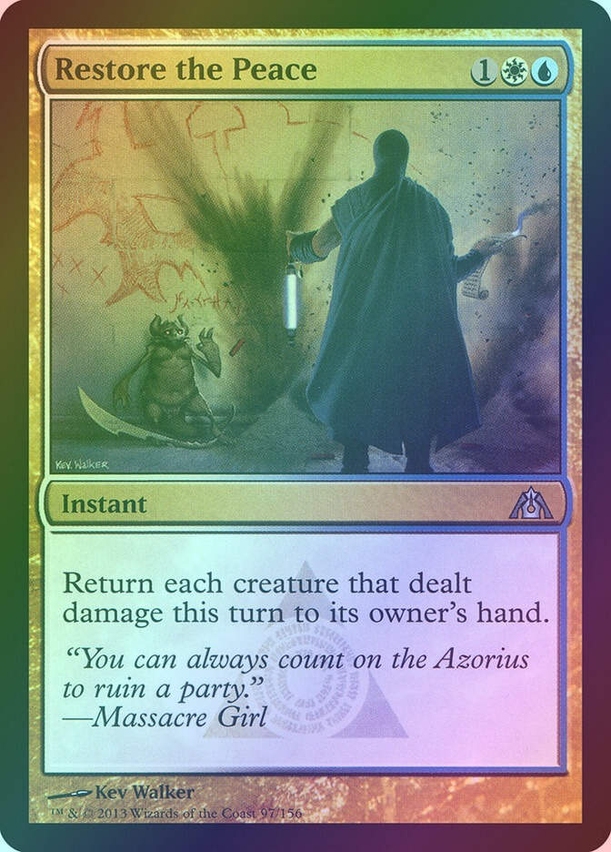 Restore the Peace (DGM) (97) / Foil