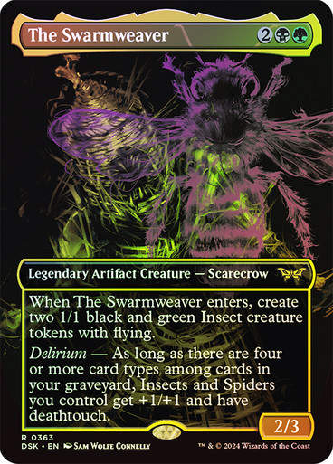 The Swarmweaver (DSK) (363) / Foil / Borderless