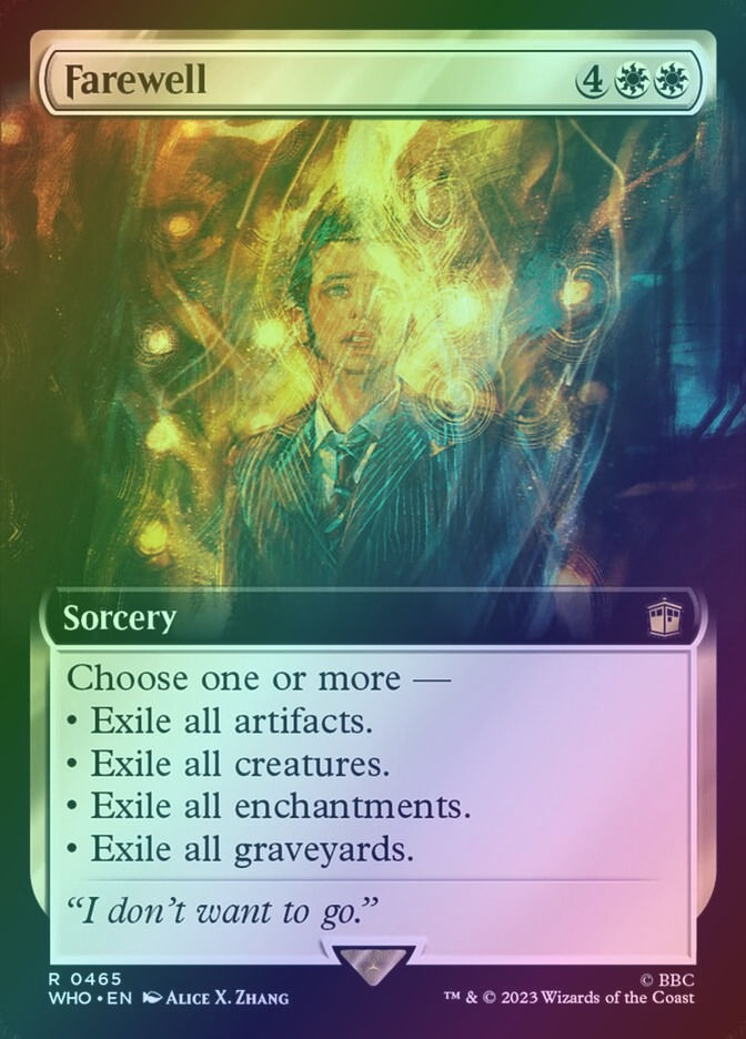 Farewell (WHO) (465) / Extended Art / Foil